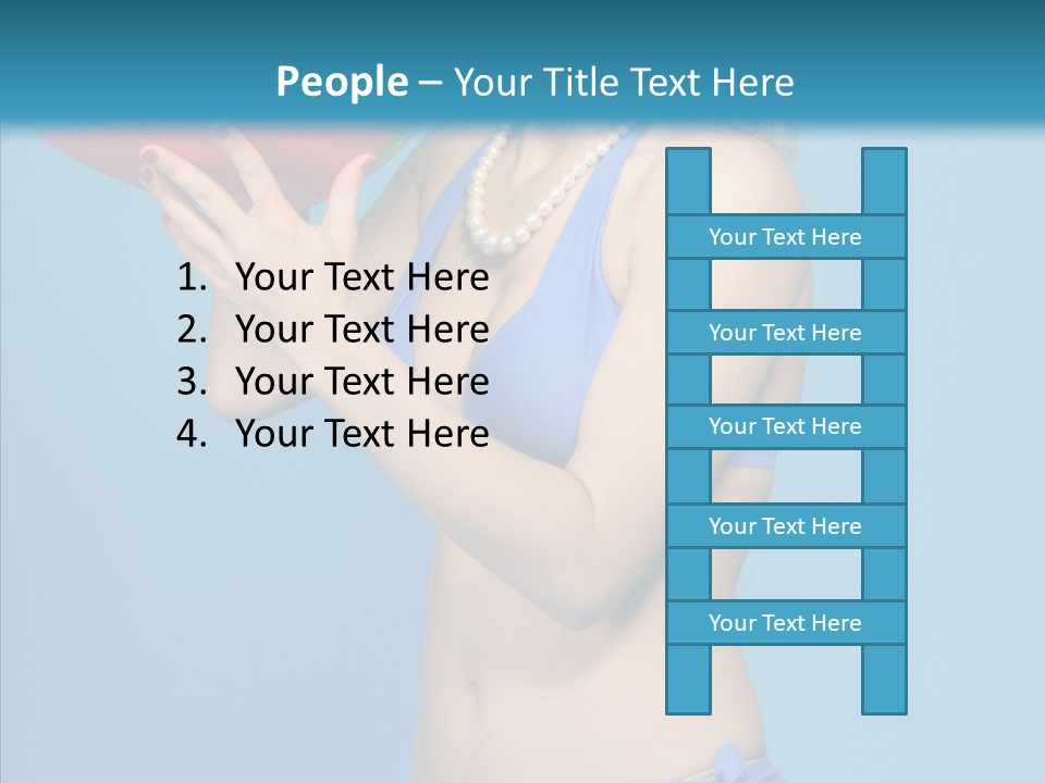 Blond  Beauty PowerPoint Template