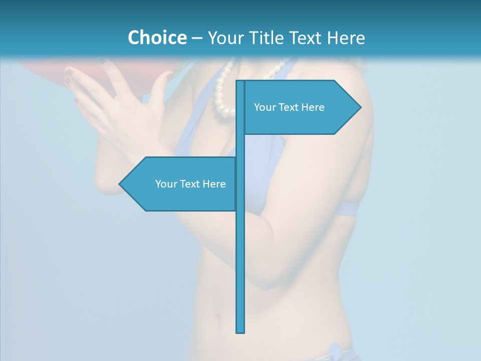 Blond  Beauty PowerPoint Template