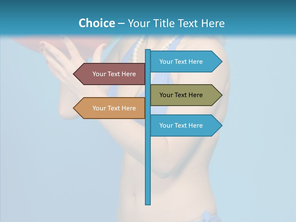 Blond  Beauty PowerPoint Template