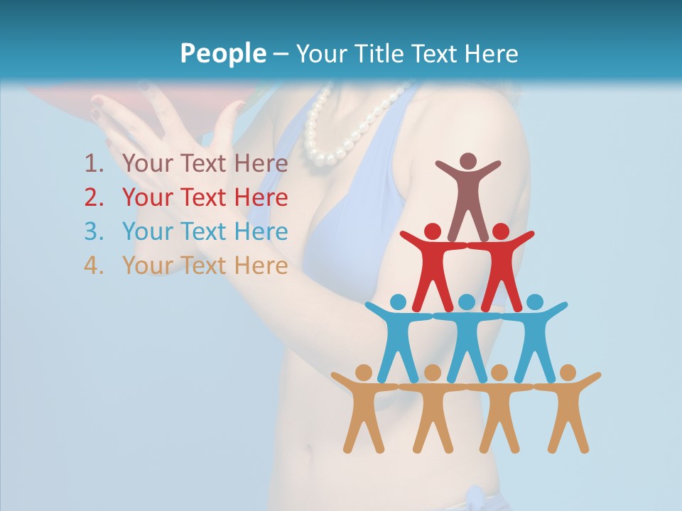 Blond  Beauty PowerPoint Template