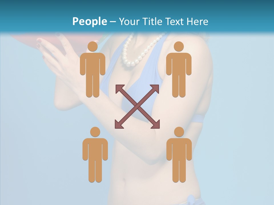 Blond  Beauty PowerPoint Template