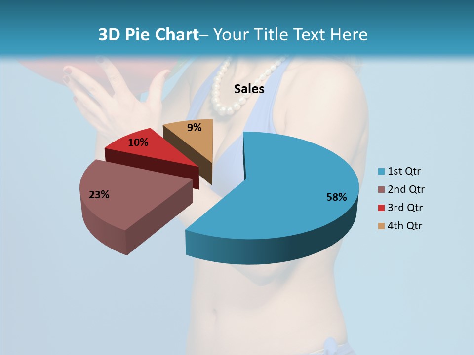 Blond  Beauty PowerPoint Template