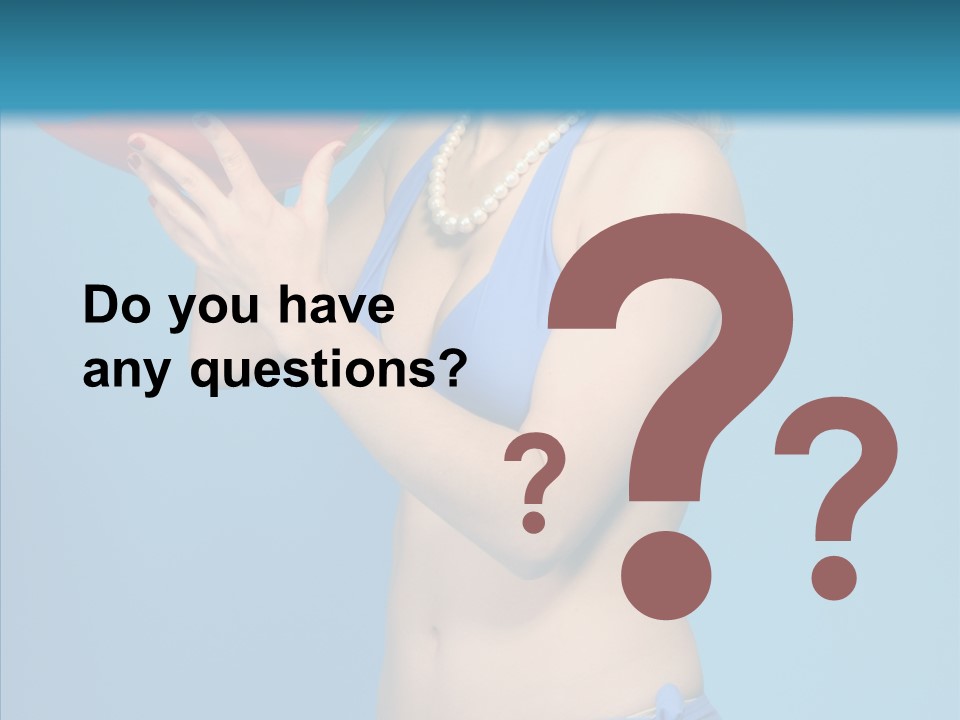 Blond  Beauty PowerPoint Template