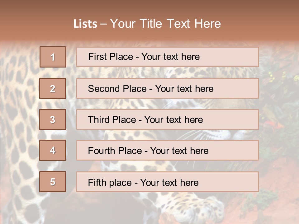 Cat Park Exotic PowerPoint Template