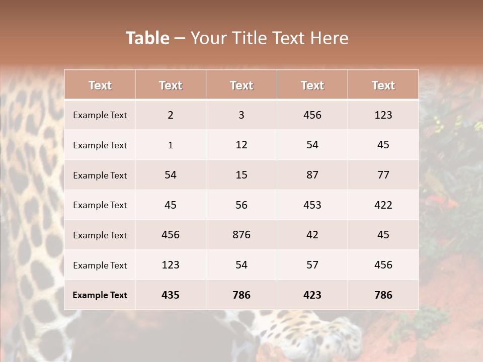 Cat Park Exotic PowerPoint Template