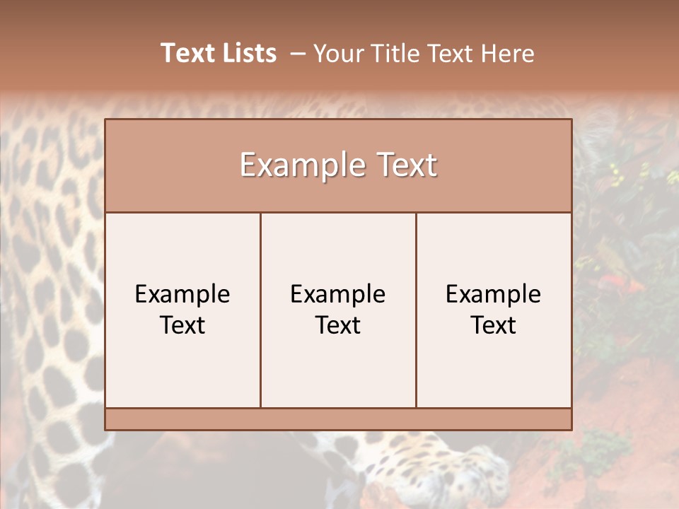 Cat Park Exotic PowerPoint Template