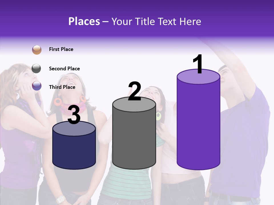 Portrait Young Boy PowerPoint Template