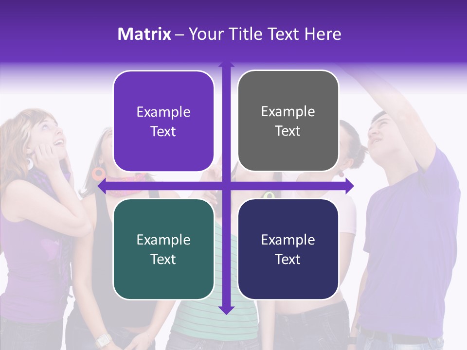 Portrait Young Boy PowerPoint Template