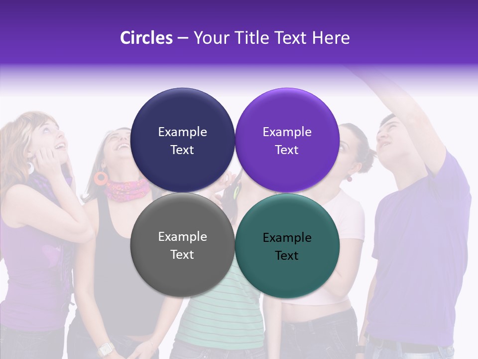 Portrait Young Boy PowerPoint Template