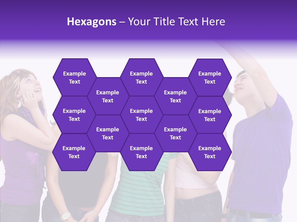 Portrait Young Boy PowerPoint Template