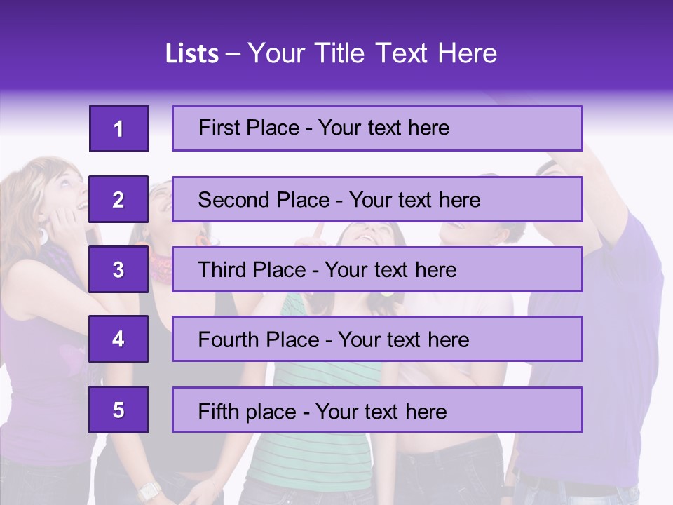 Portrait Young Boy PowerPoint Template