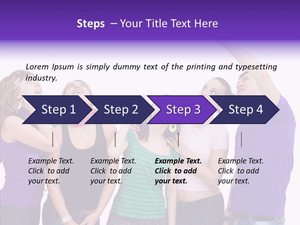 Portrait Young Boy PowerPoint Template