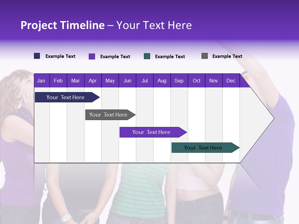 Portrait Young Boy PowerPoint Template