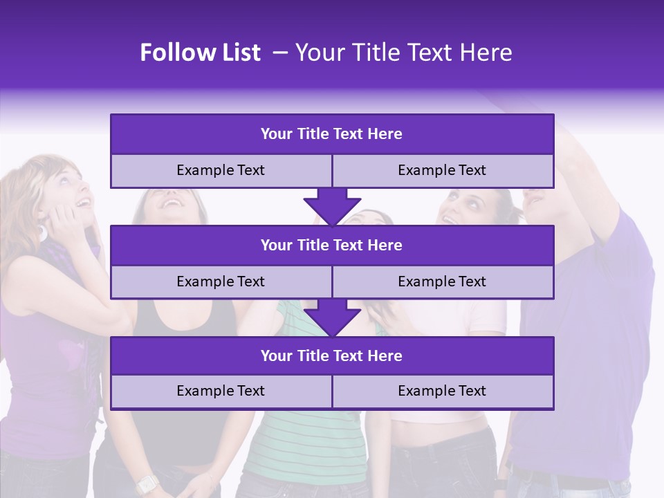 Portrait Young Boy PowerPoint Template