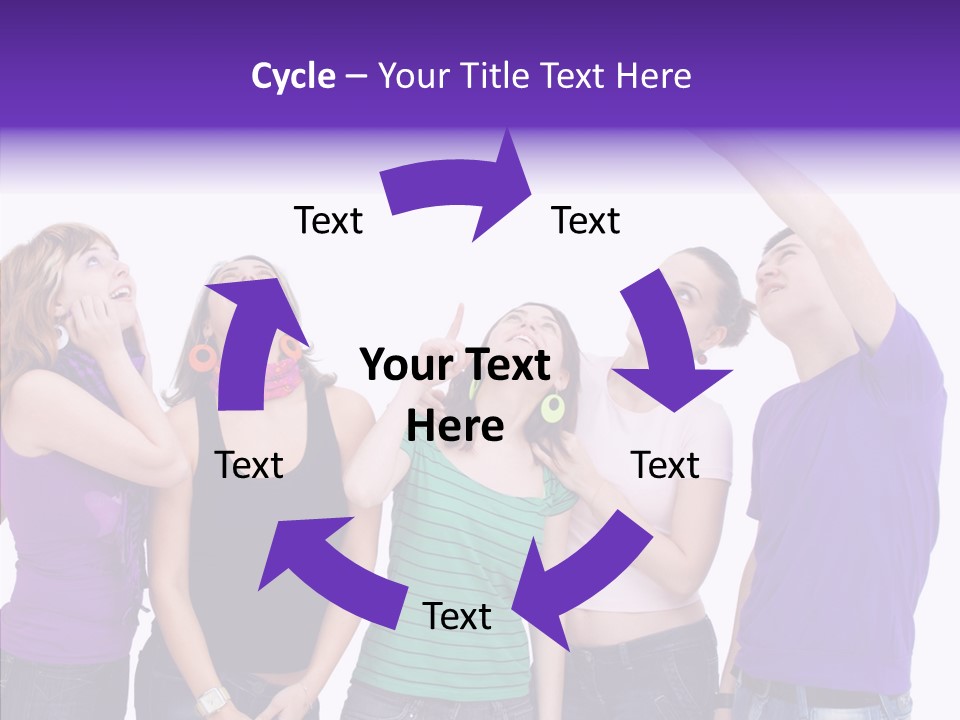 Portrait Young Boy PowerPoint Template