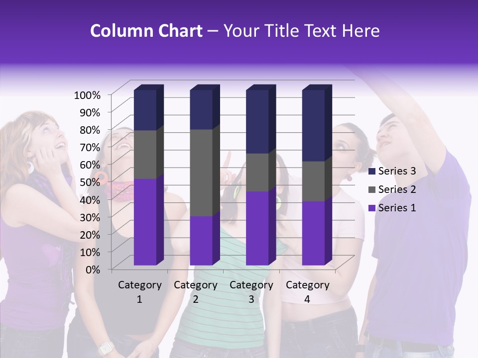Portrait Young Boy PowerPoint Template