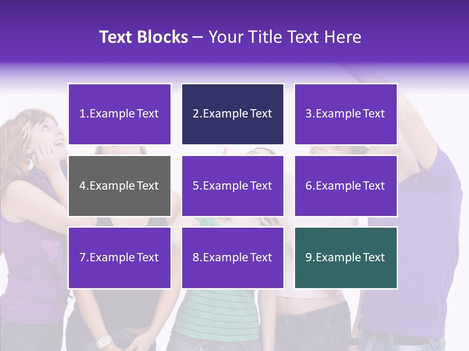 Portrait Young Boy PowerPoint Template