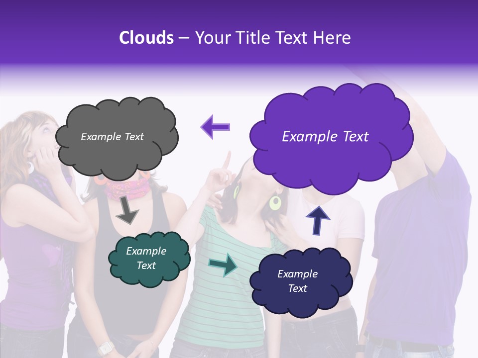 Portrait Young Boy PowerPoint Template