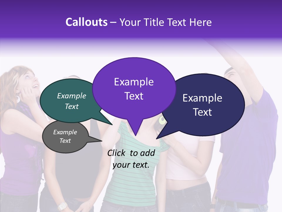 Portrait Young Boy PowerPoint Template