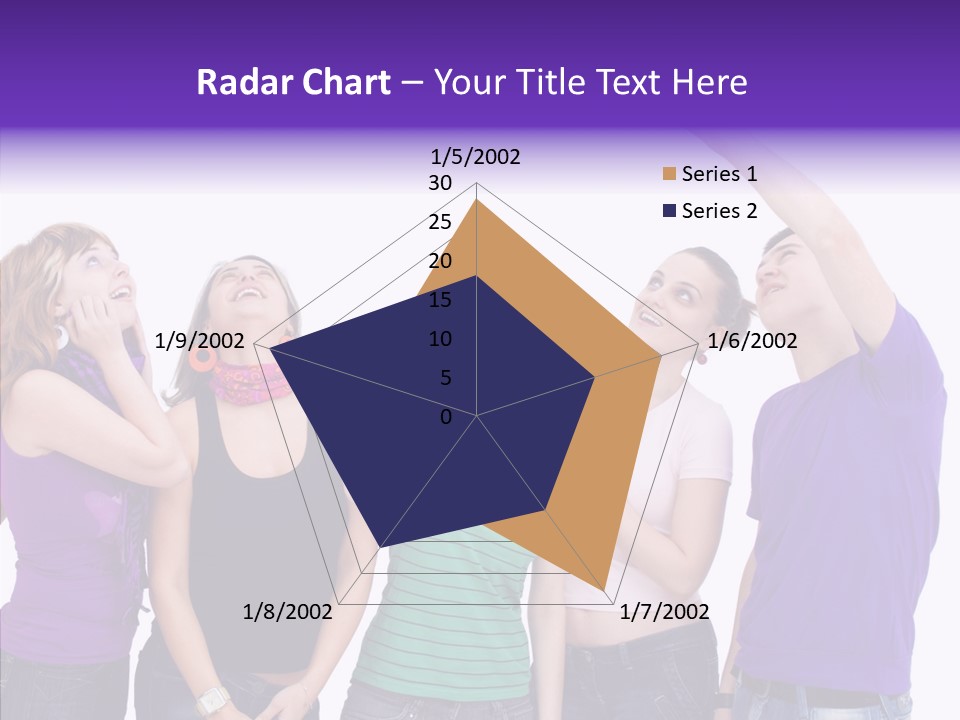 Portrait Young Boy PowerPoint Template