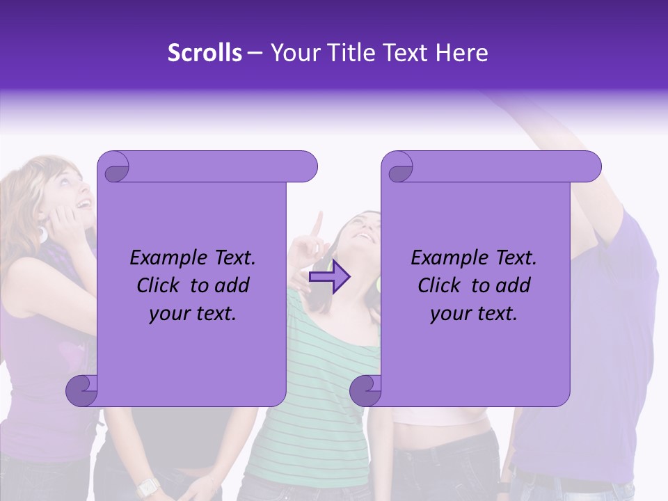 Portrait Young Boy PowerPoint Template
