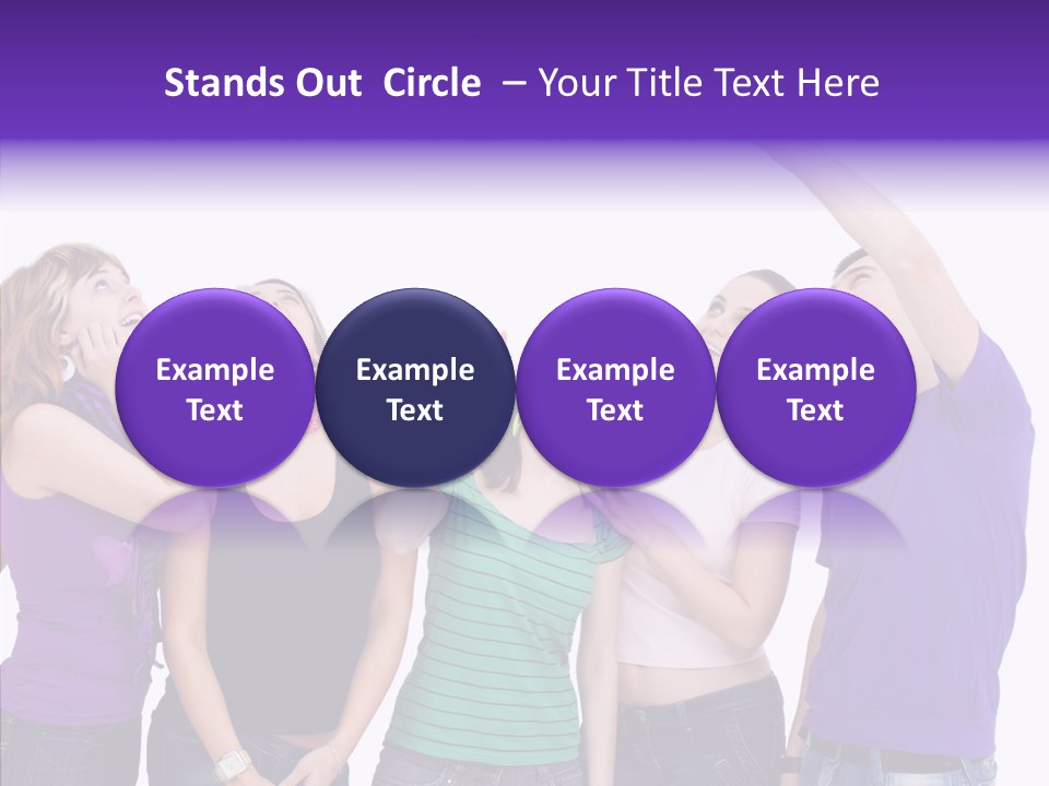 Portrait Young Boy PowerPoint Template