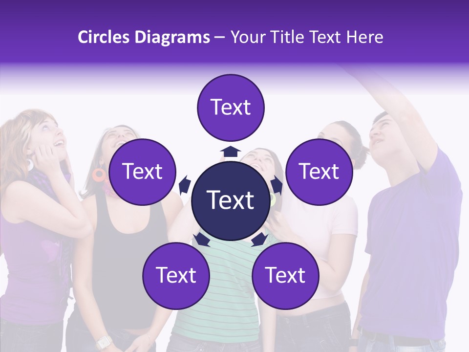 Portrait Young Boy PowerPoint Template