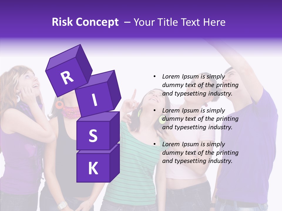 Portrait Young Boy PowerPoint Template