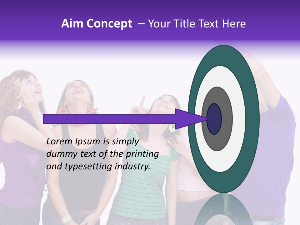 Portrait Young Boy PowerPoint Template