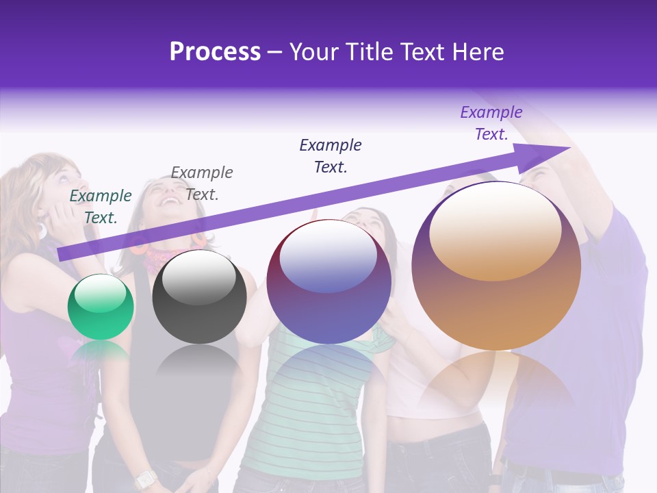 Portrait Young Boy PowerPoint Template