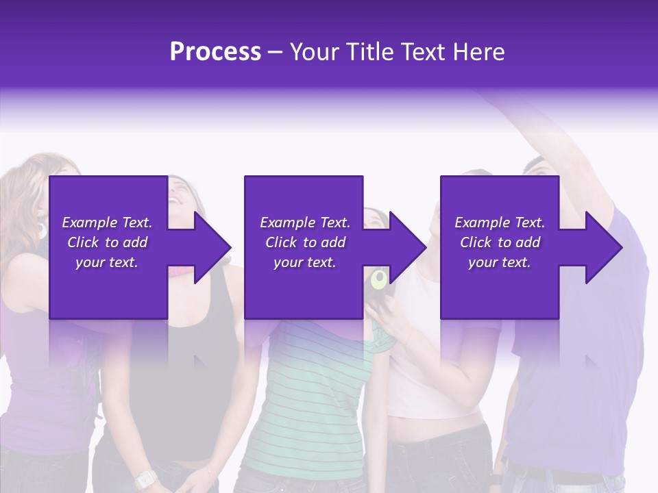 Portrait Young Boy PowerPoint Template