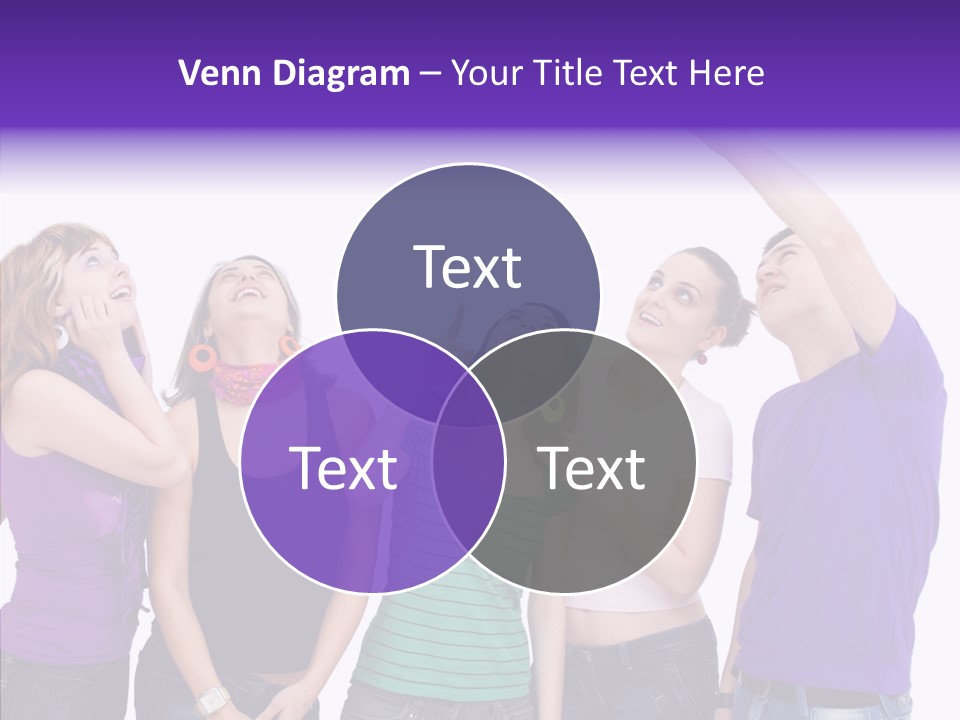 Portrait Young Boy PowerPoint Template