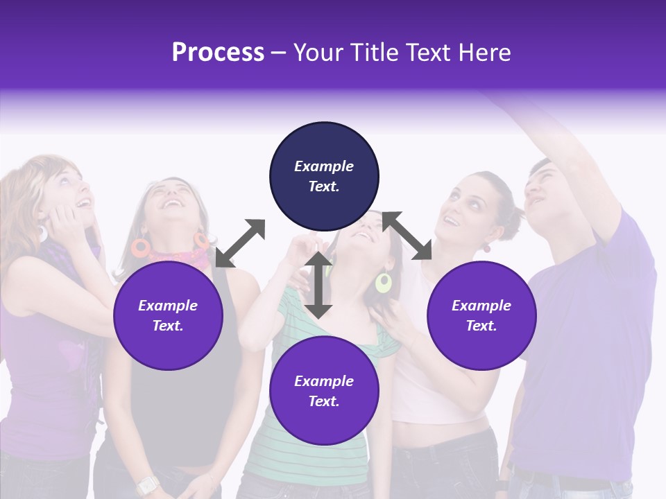 Portrait Young Boy PowerPoint Template