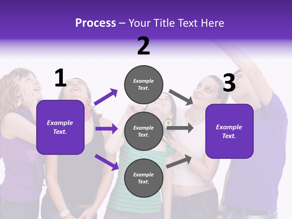 Portrait Young Boy PowerPoint Template