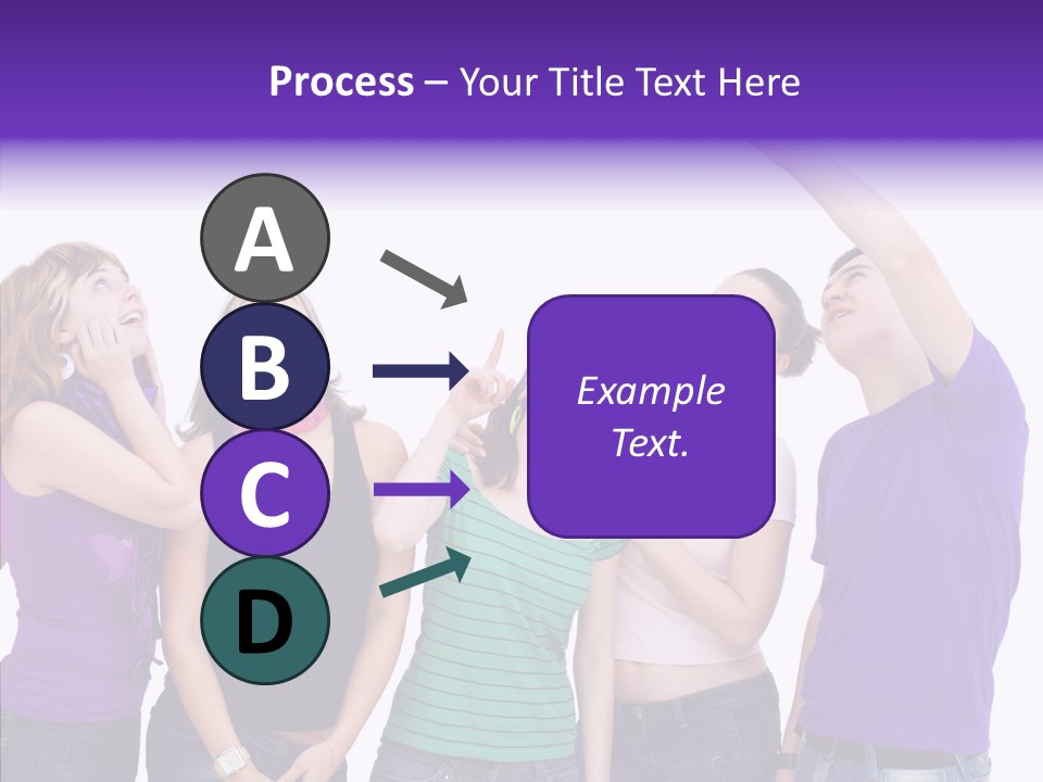 Portrait Young Boy PowerPoint Template