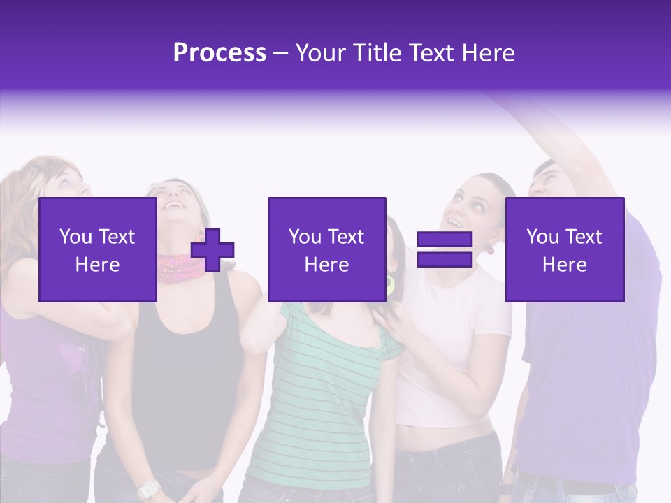 Portrait Young Boy PowerPoint Template