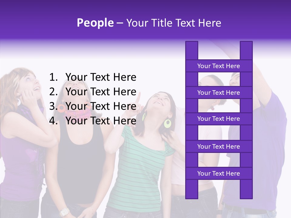 Portrait Young Boy PowerPoint Template