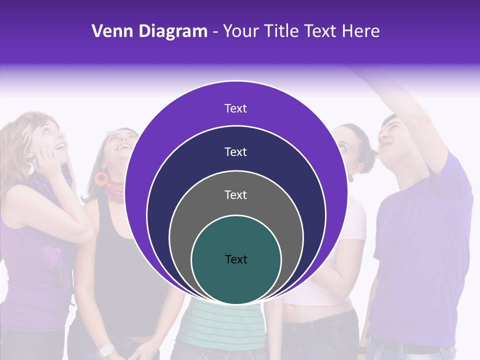 Portrait Young Boy PowerPoint Template