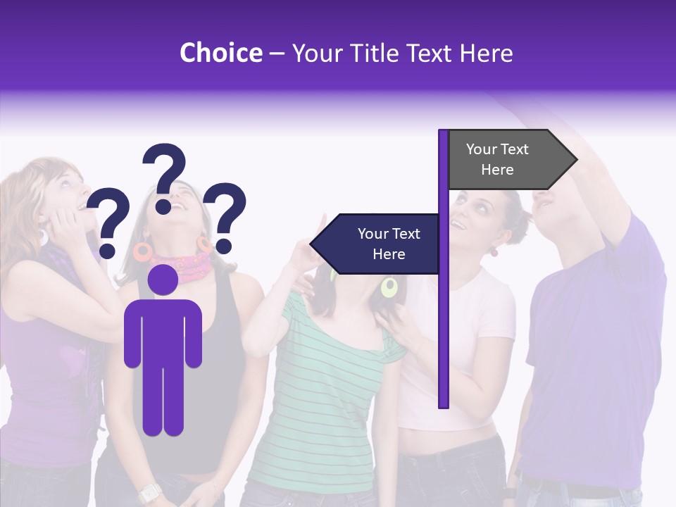 Portrait Young Boy PowerPoint Template