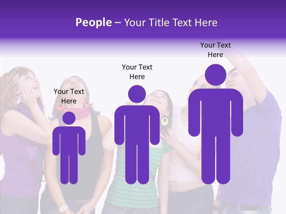 Portrait Young Boy PowerPoint Template