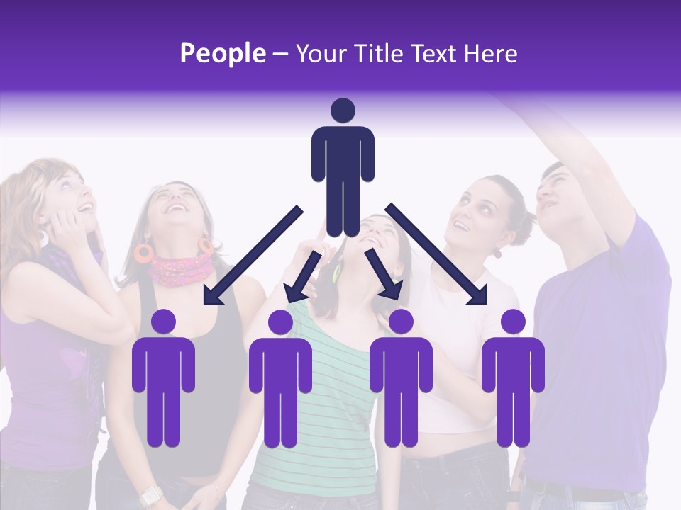 Portrait Young Boy PowerPoint Template