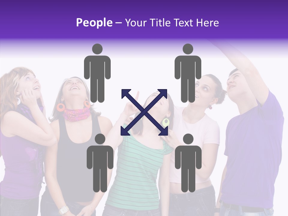 Portrait Young Boy PowerPoint Template