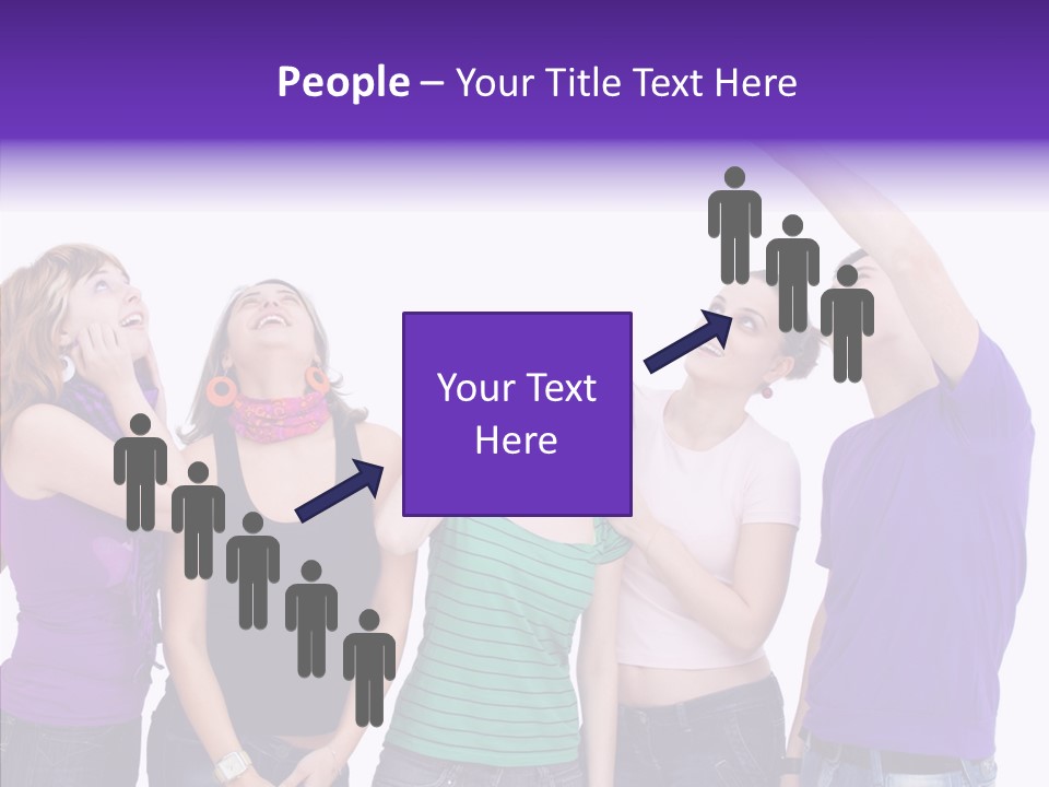 Portrait Young Boy PowerPoint Template