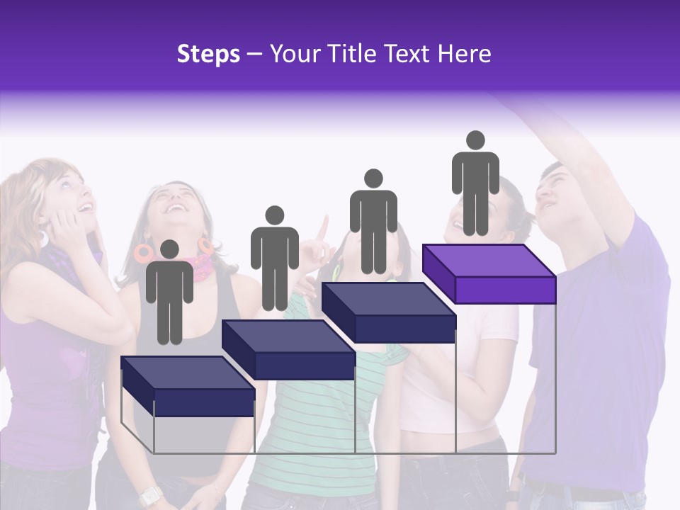 Portrait Young Boy PowerPoint Template