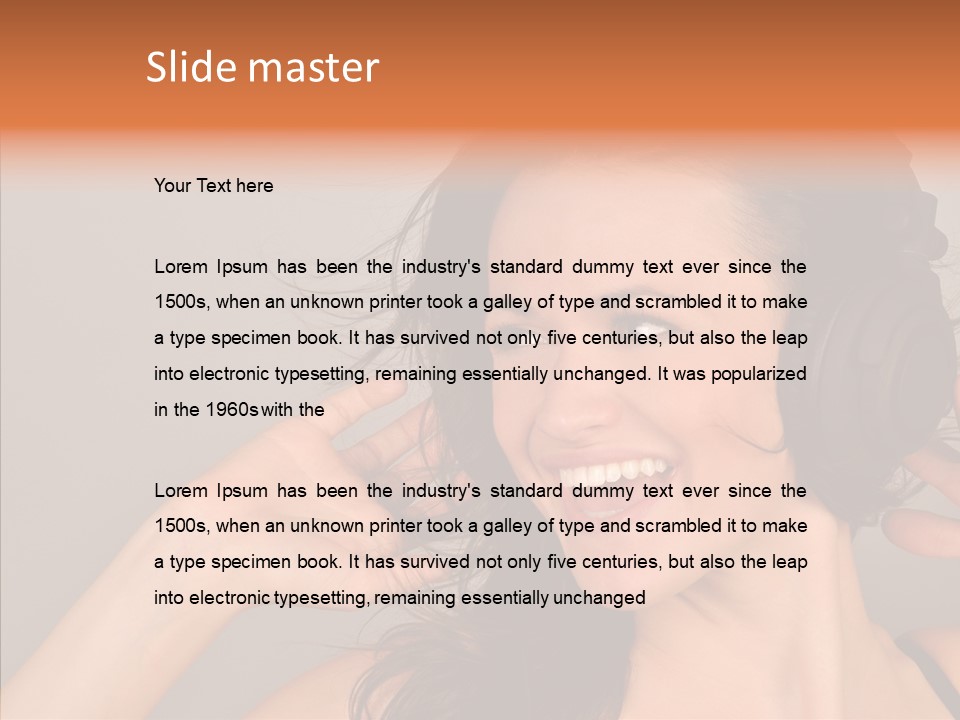 Smile Lifestyle Cute PowerPoint Template