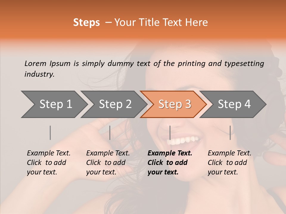 Smile Lifestyle Cute PowerPoint Template