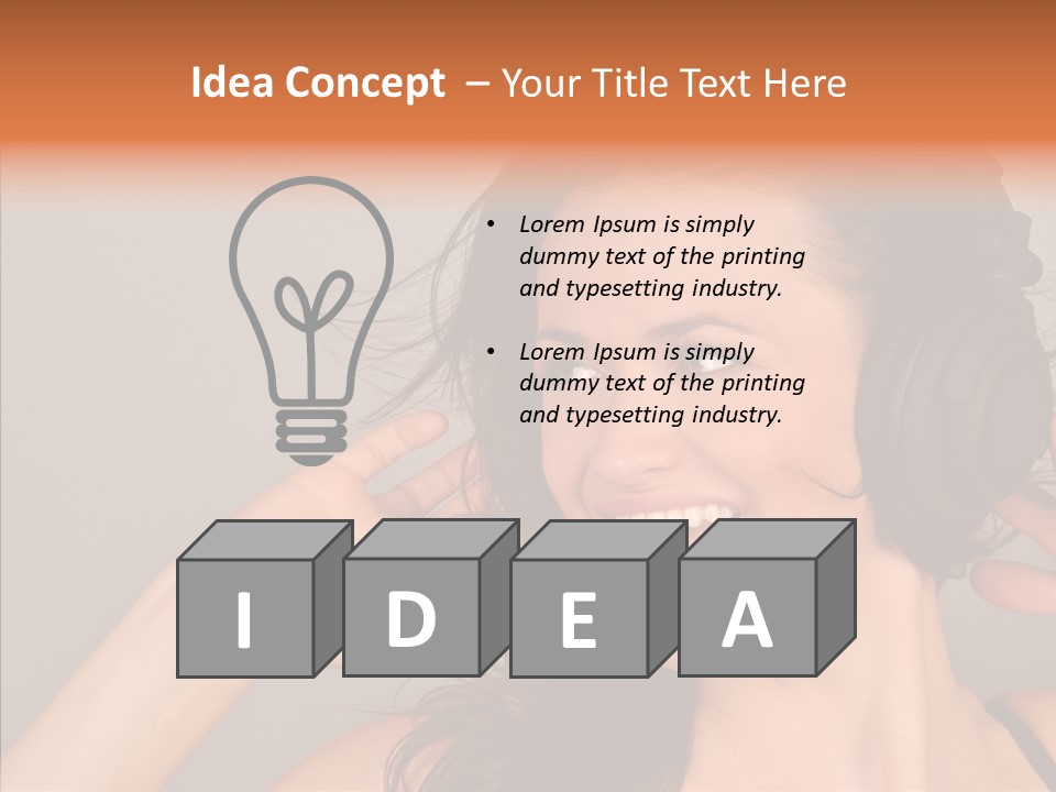 Smile Lifestyle Cute PowerPoint Template