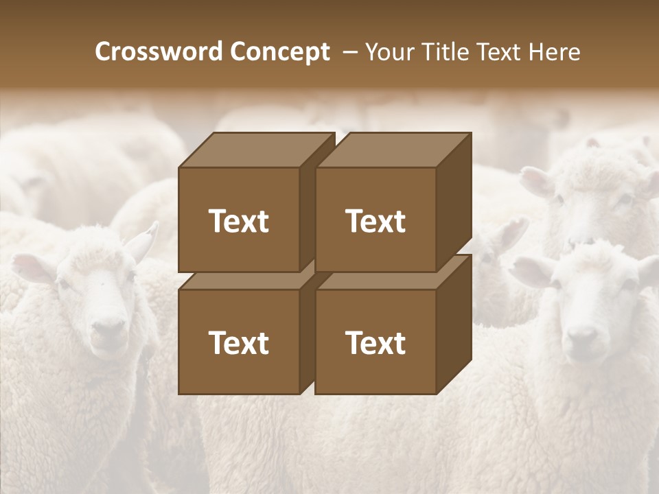 Farm Crowd Farming PowerPoint Template