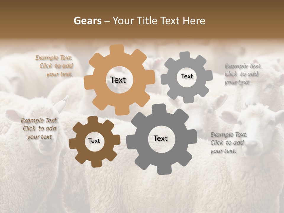 Farm Crowd Farming PowerPoint Template