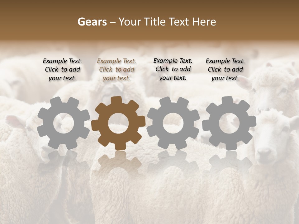 Farm Crowd Farming PowerPoint Template